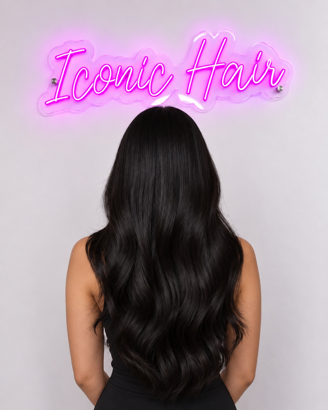Extensiones 22 Pulgadas Tono Negro Natural Iconic Hair