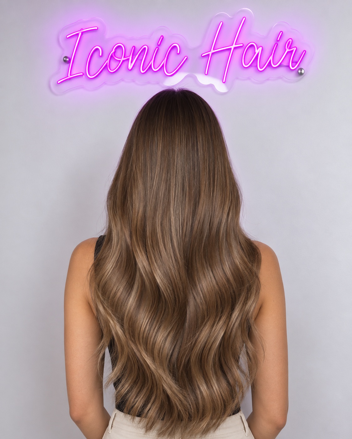 Extensiones 22 Pulgadas Tono Castaño Claro Iconic Hair
